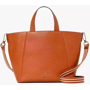 S Kate Spade Rosie Satchel Warm Gingerbread Leather KC741 NWT Brown $449 Retail